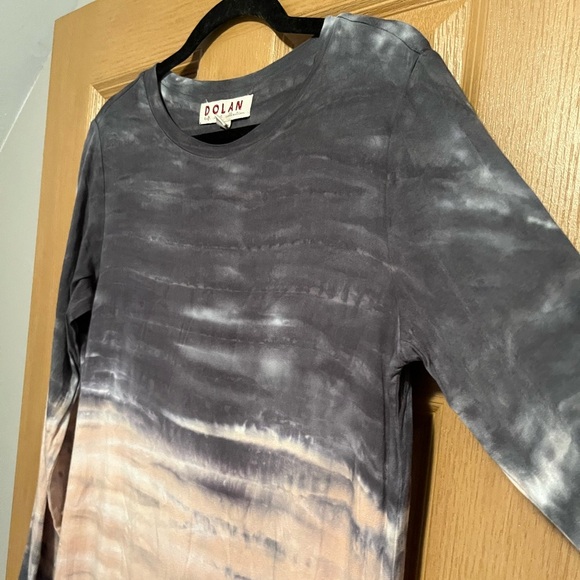 Anthropologie Dolan Trina Tie-Dye Midi Dress Women’s Size Small Long Sleeves - Picture 7 of 12